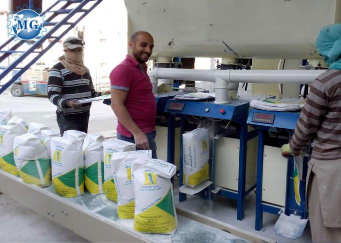 Small Cement Bag Filling Machine Electric Driven Type Commercial Use