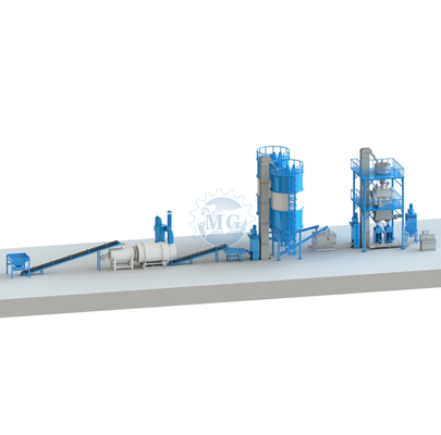 High Efficiency Dry Mix Plant With Electronic Weighing System For Fly Ash