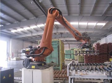 Professional Automatic Palletizer Machine Robotic Bag Palletizer Floor Mounting