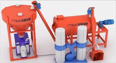 Small Mortar Mixing Equipment Carbon Steel Dry Mix Mortar Plant Easy Operation