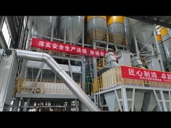 Dust Collector Dry Mortar Mixer Plant High Efficiency For Customized