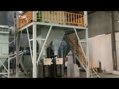 Customized Dry Mix Plant Twin Shaft  With Electronic Weighing System For Cement