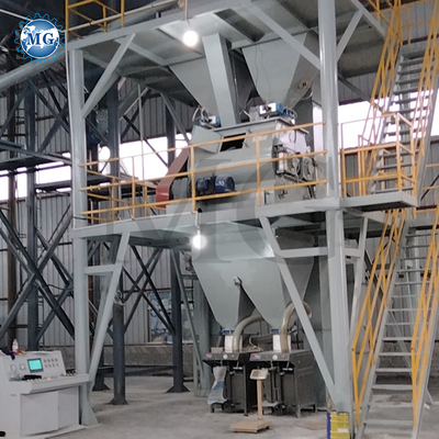 200KW Dry Mortar Production Line 120t/H With PLC Control Automated Packaging System
