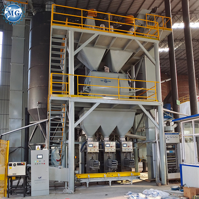 Full Automatic Dry Mortar Production Line Tile Adhesive Plaster Powder Mixing