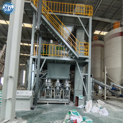 Efficient Tile Adhesive Machine Mortar Production Line With Automatic Material Feeding And Packing