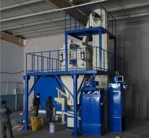 Job Site Dry Mortar Plant Quick Semi - Auto For Mortar Mixing And Packaging