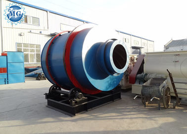 Small Sand Rotary Dryer Customized Color Job Site Industrial Drying Equipment