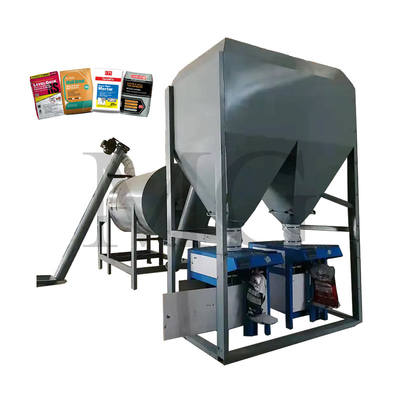 Voltage Customized Dry Mix Powder Mortar Mixing Plant Wall Putty Skim Coat Sand Cement Mixer Tile Adhesive Glue Grout Making Machine