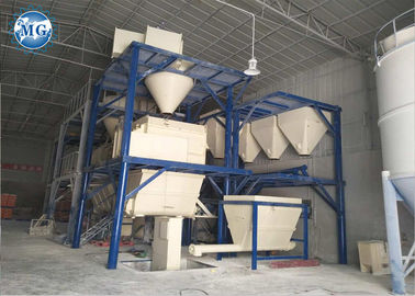 Full Automatic Dry Mortar Production Line For Cement Sand Mixing / Packing
