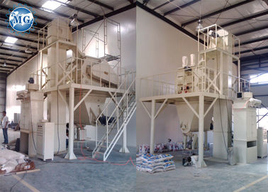 Tile Glue Dry Mix Mortar Batching Plant For 8t Tile Adhesive 3800mm Discharging Height