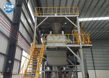 Efficient Tile Adhesive Dry Mortar Mixing Equipment 12t/H 6t Weight CE Certification