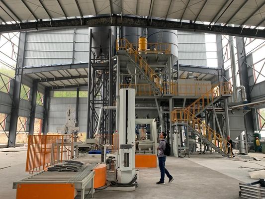 Automatic Tile Adhesive Manufacturing Plant With Palletizing Dry Mortar Mixing Machine