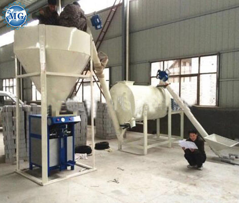 3-5 Tph Simple Dry Mortar Production Line Dry Mortar Machines