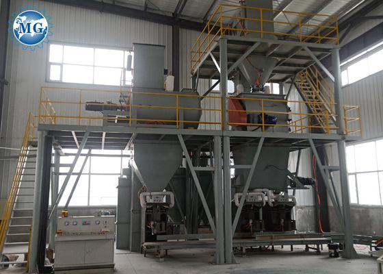 High Efficiency Dry Mortar Machines Dry Mortar Mixer Line For Cement Sand Mixing And Packing
