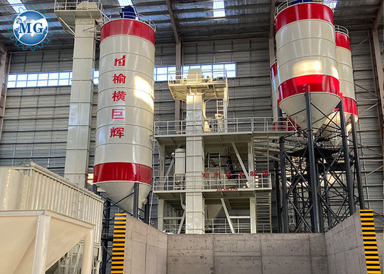 High Productivity dry mix mortar manufacturing plant For Gypsum Mortar Mixer