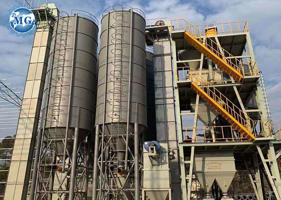 Flexible And Reliable Dry Concrete Batching Plant 380V/50Hz 200KW Engineer Guide