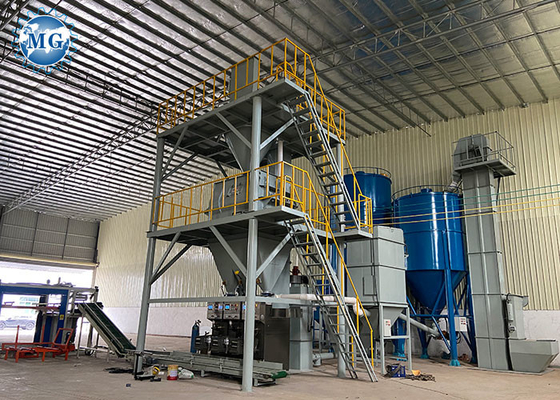 Twin Shafts Paddle Mortar Mixer Machine Equipped Sampling Device