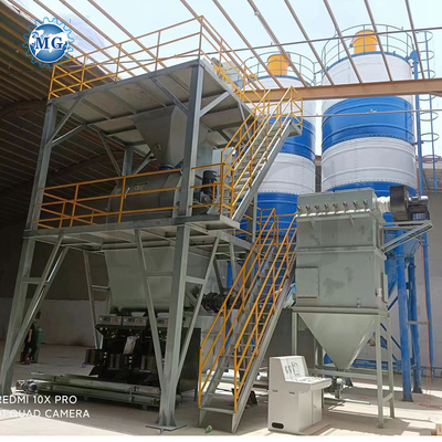 10-15t/H Dry Mortar Machine 45kw Power Weighing Accuracy ≤±1%