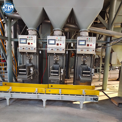 4m Height Automatic Tile Adhesive Production Line With Batching &amp; Packaging System