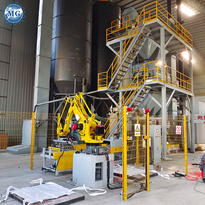 Dry Valve Type Automatic Putty Mortar Production Line Durable Dry Mortar Equipment