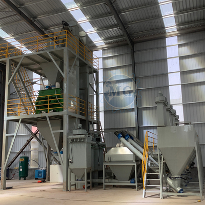 4m Height Automatic Tile Adhesive Production Line With Batching & Packaging System