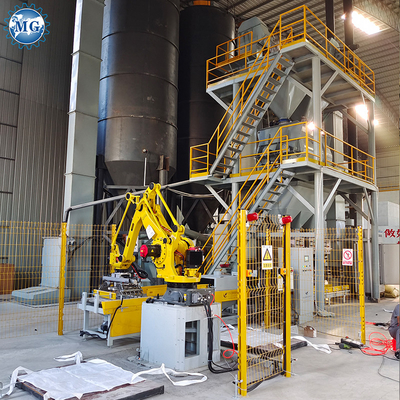 Dry Valve Type Automatic Putty Mortar Production Line Durable Dry Mortar Equipment