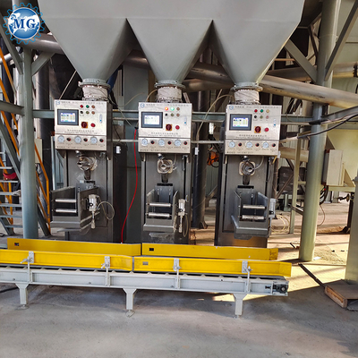 Dry Valve Type Automatic Putty Mortar Production Line Durable Dry Mortar Equipment
