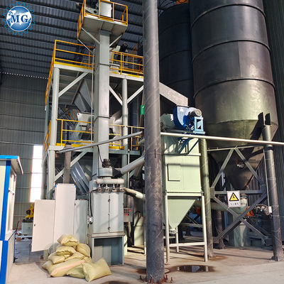 Dry Mortar Production Line Tiles Grout Making Machine With Sand Dryer