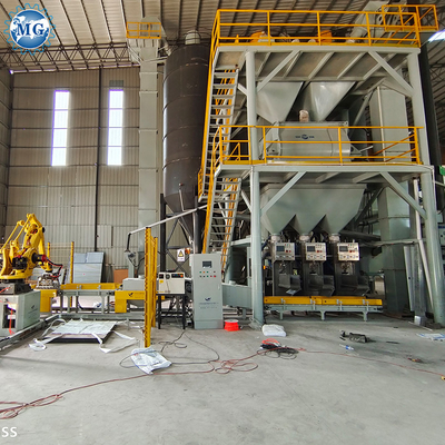 Dry Mortar Production Line Tiles Grout Making Machine With Sand Dryer