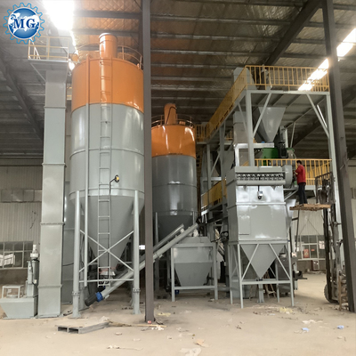 Efficient Tile Adhesive Making Machine With Automatic Material Feeding And Dosing Capability 10-30T/H