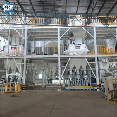 China New Product 15-25T/H Automatic Dry Mortar Production Line Cement Mortar Mixer Machine