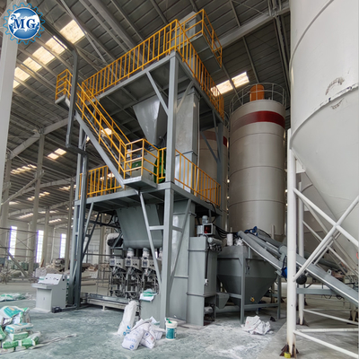 Efficient Tile Adhesive Machine Mortar Production Line With Automatic Material Feeding And Packing