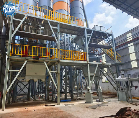 10-30TPH Full Auto Dry Mortar Production Line Tile Adhesive Making Machine