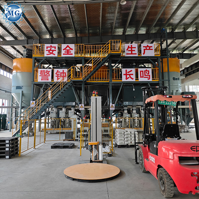 Intelligent PLC 10-30T/H Double Shaft Mixer Dry Mix Plant Dry Mortar Ceramic Tile Adhesive Production Line