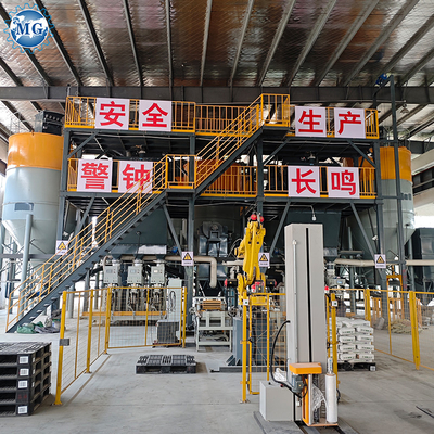 Intelligent PLC 10-30T/H Double Shaft Mixer Dry Mix Plant Dry Mortar Ceramic Tile Adhesive Production Line
