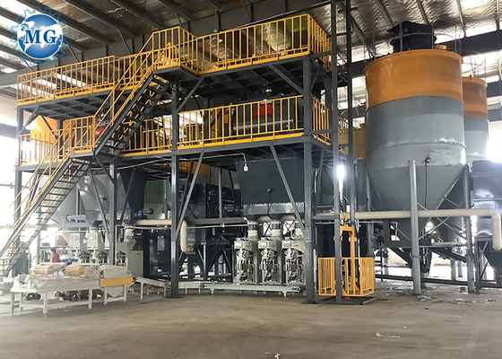 Dry Mortar Powder Mixing Machine Plant with Sand Cement Packing Machine