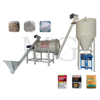 Low Investment Dry Powder Mortar Production Line Wall Putty Skim Coat Sand Cement Mixer Ceramic Tile Adhesive Making Machine