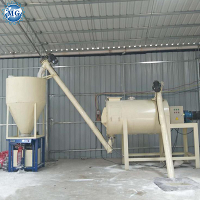 Simple Dry Powder Mortar Mixing Machine Wall Putty Sand Cement Mixer Ceramic Tile Adhesive Manufacturing Plant For Sale