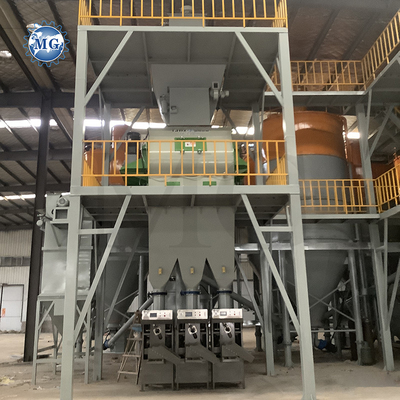 Fully Automatic Dry Powder Mortar Mixing Machine Wall Putty Sand Cement Mixer Ceramic Tile Adhesive Manufacturing Plant For Sale