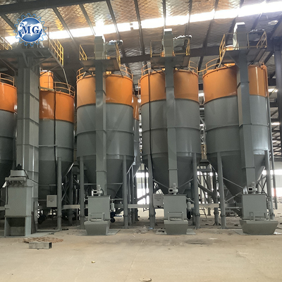Fully Automatic Dry Powder Mortar Mixing Machine Wall Putty Sand Cement Mixer Ceramic Tile Adhesive Manufacturing Plant For Sale