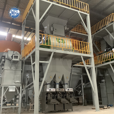 Fully Automatic Dry Powder Mortar Mixing Machine Wall Putty Sand Cement Mixer Ceramic Tile Adhesive Manufacturing Plant For Sale