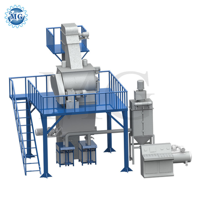 Semi Automatic Dry Powder Mortar Mixer Wall Putty Sand Cement Mixing Machine Ceramic Tile Adhesive Manufacturing Plant For Sale