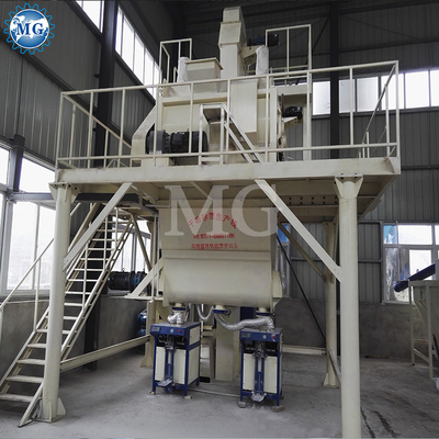 Semi Automatic Dry Powder Mortar Mixer Wall Putty Sand Cement Mixing Machine Ceramic Tile Adhesive Manufacturing Plant For Sale