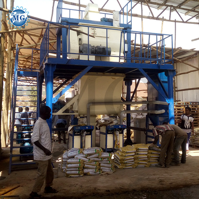 Dry Powder Mortar Production Line Wall Putty Sand Cement Mixing Equipment Ceramic Tile Adhesive Making Machine