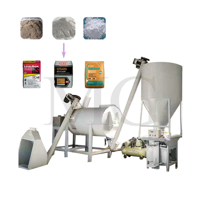 Dry Mix Powder Mortar Mixing Plant Wall Putty Sand Cement Mixer Machine Ceramic Tile Adhesive Production Line