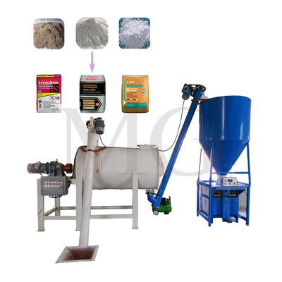 High Efficiency Dry Powder Mortar Mixing Plant Wall Putty Sand Cement Mixer Equipment Ceramic Tile Adhesive Making Machine