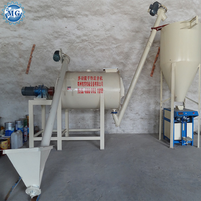 High Efficiency Dry Powder Mortar Mixing Plant Wall Putty Sand Cement Mixer Equipment Ceramic Tile Adhesive Making Machine