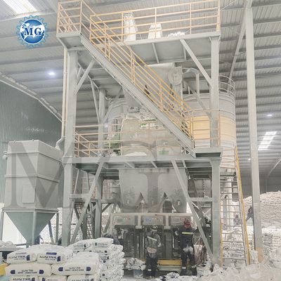 Intelligent PLC 10-30 T/H Dry Mix Powder Mortar Plant Wall Putty Sand Cement Mixer Ceramic Tile Adhesive Grout Making Machine