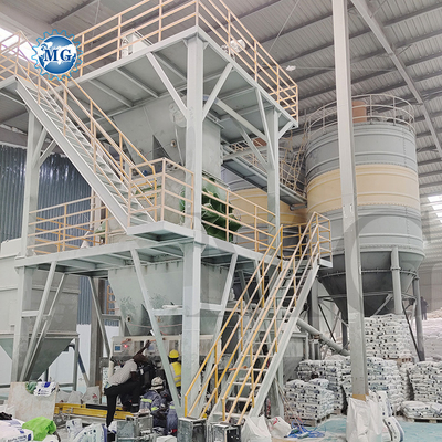 Intelligent PLC 10-30 T/H Dry Mix Powder Mortar Plant Wall Putty Sand Cement Mixer Ceramic Tile Adhesive Grout Making Machine