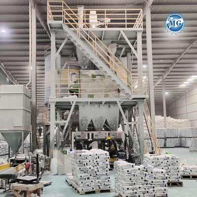 Intelligent PLC 10-30 T/H Dry Mix Powder Mortar Plant Wall Putty Sand Cement Mixer Ceramic Tile Adhesive Grout Making Machine